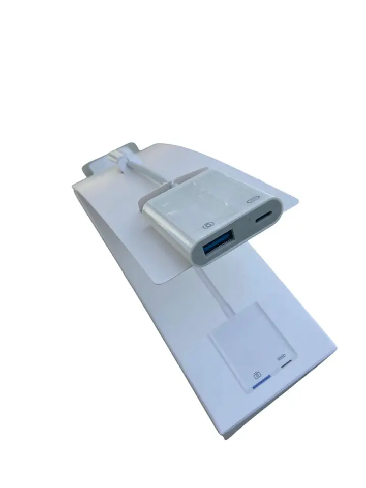 Adaptador USB Apple Lightning USB + C.