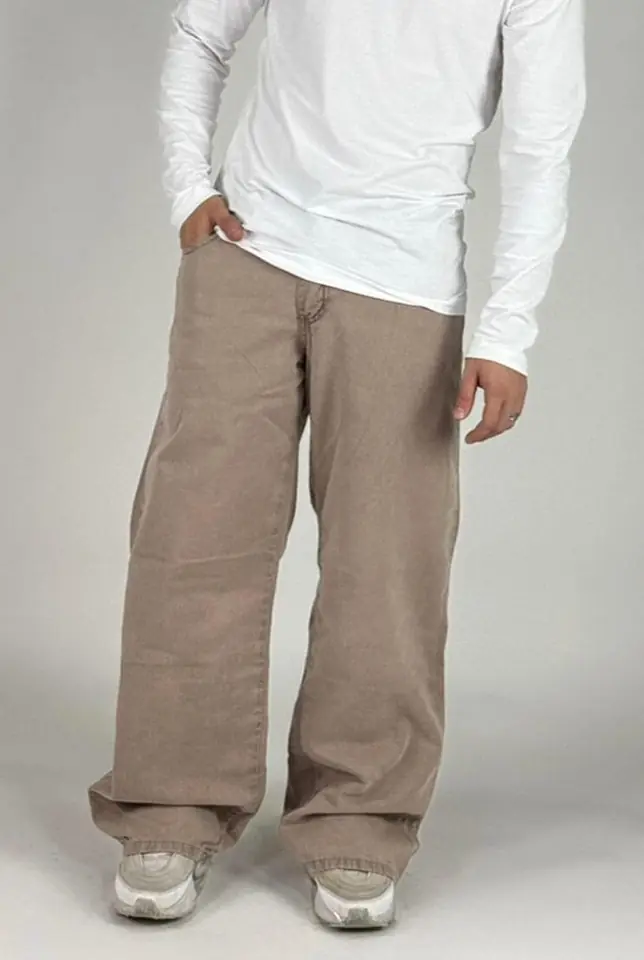 Jean Baggy Beige
