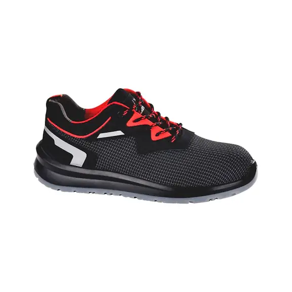 CALZADO DE TRABAJO COMFORT BLACK & RED