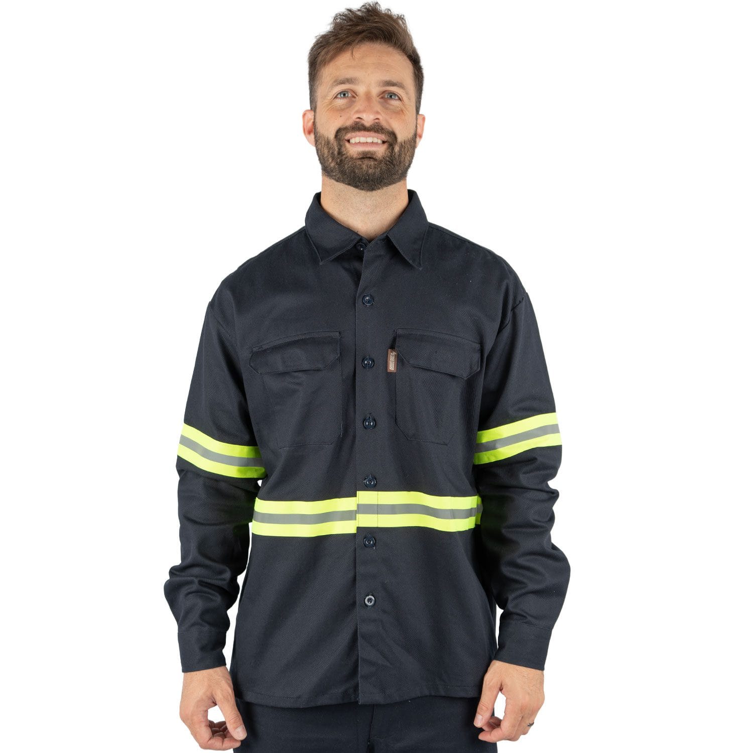Camisa de Trabajo ML Heavy 300g con Reflectivo