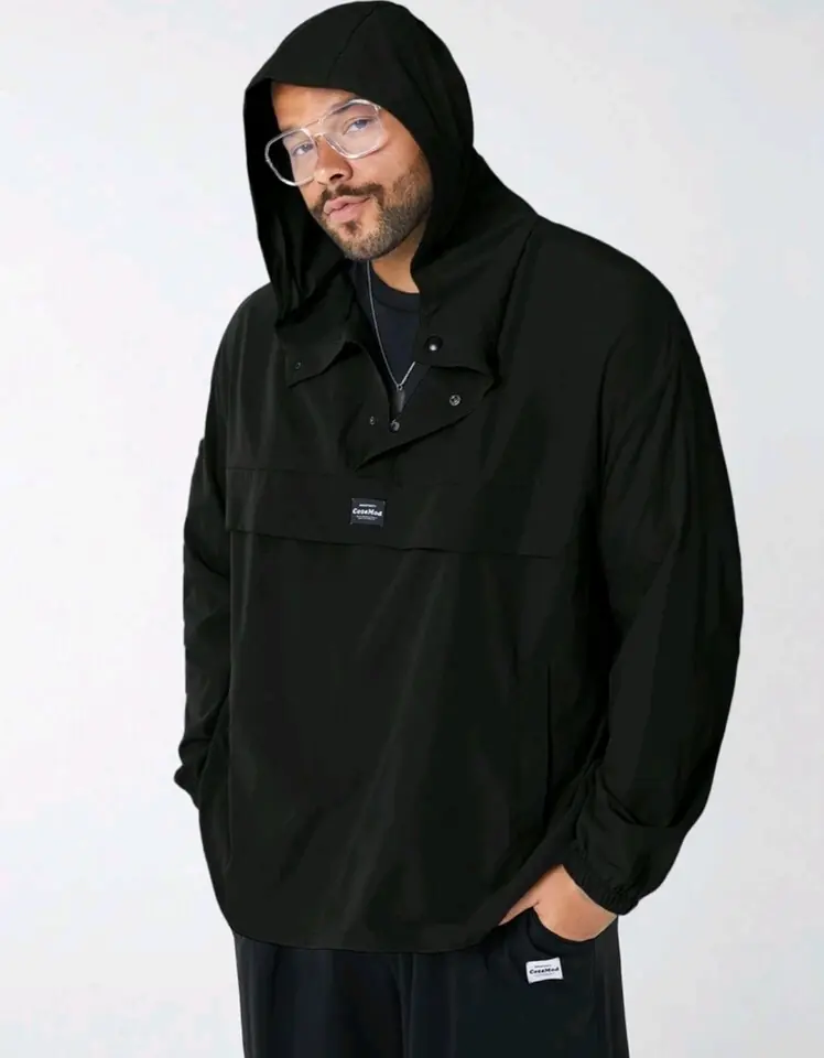 Sudadera 5XL estilo campera c/ capucha impermeable
