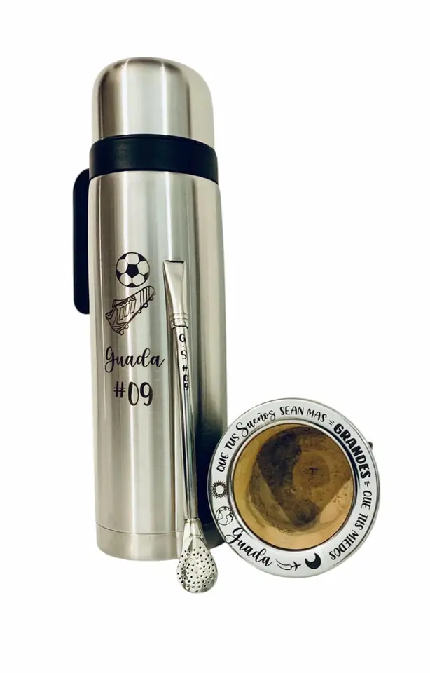 KIT MATE TERMO BOMBILLA