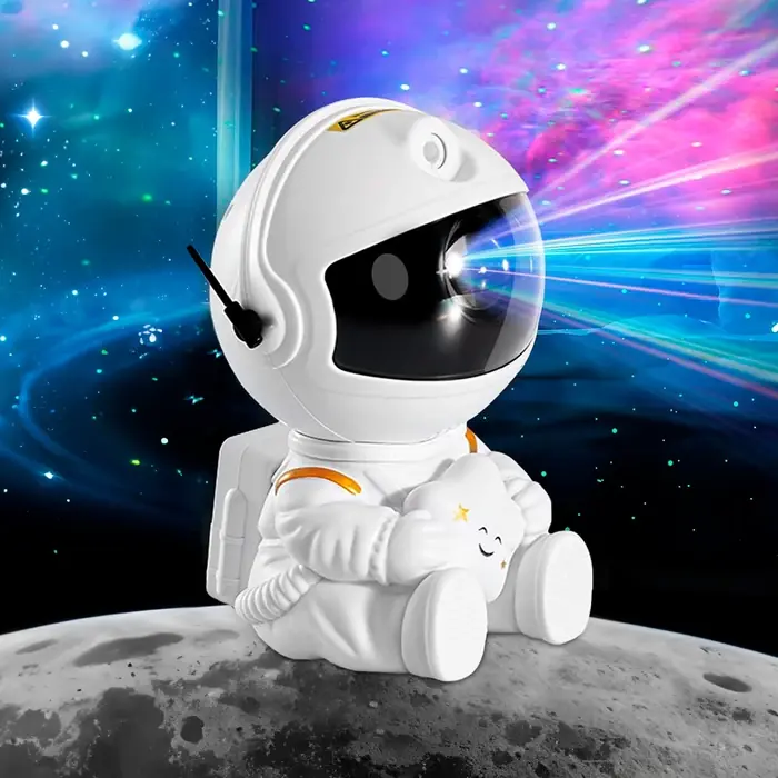 Proyector de Estrellas Astronauta Sentado color Blanco