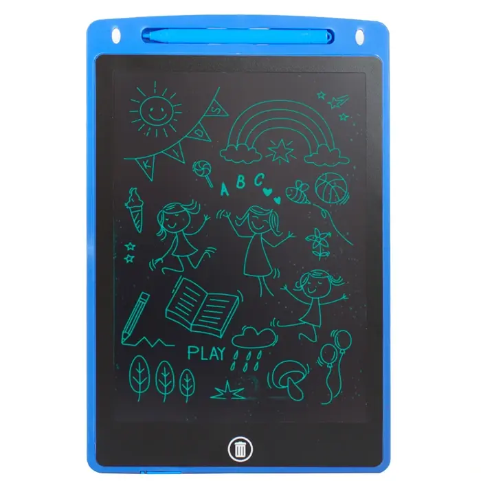 Pizarra Mágica Automática 12" Panel LCD con Lápiz Incluido - Azul