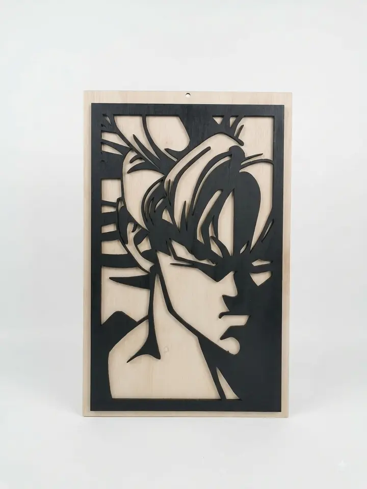 Cuadro rectangular Goku