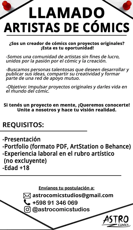 LLAMADO ARTISTAS