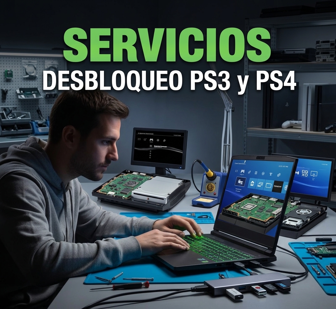 Desbloqueo de PlayStation 3 y PlayStation 4