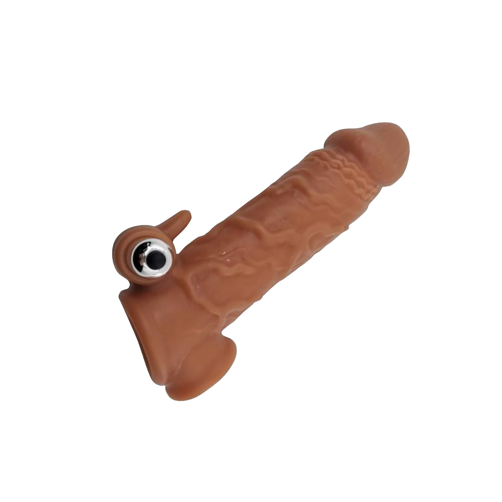 Funda con Textura y Vibrador18 cm