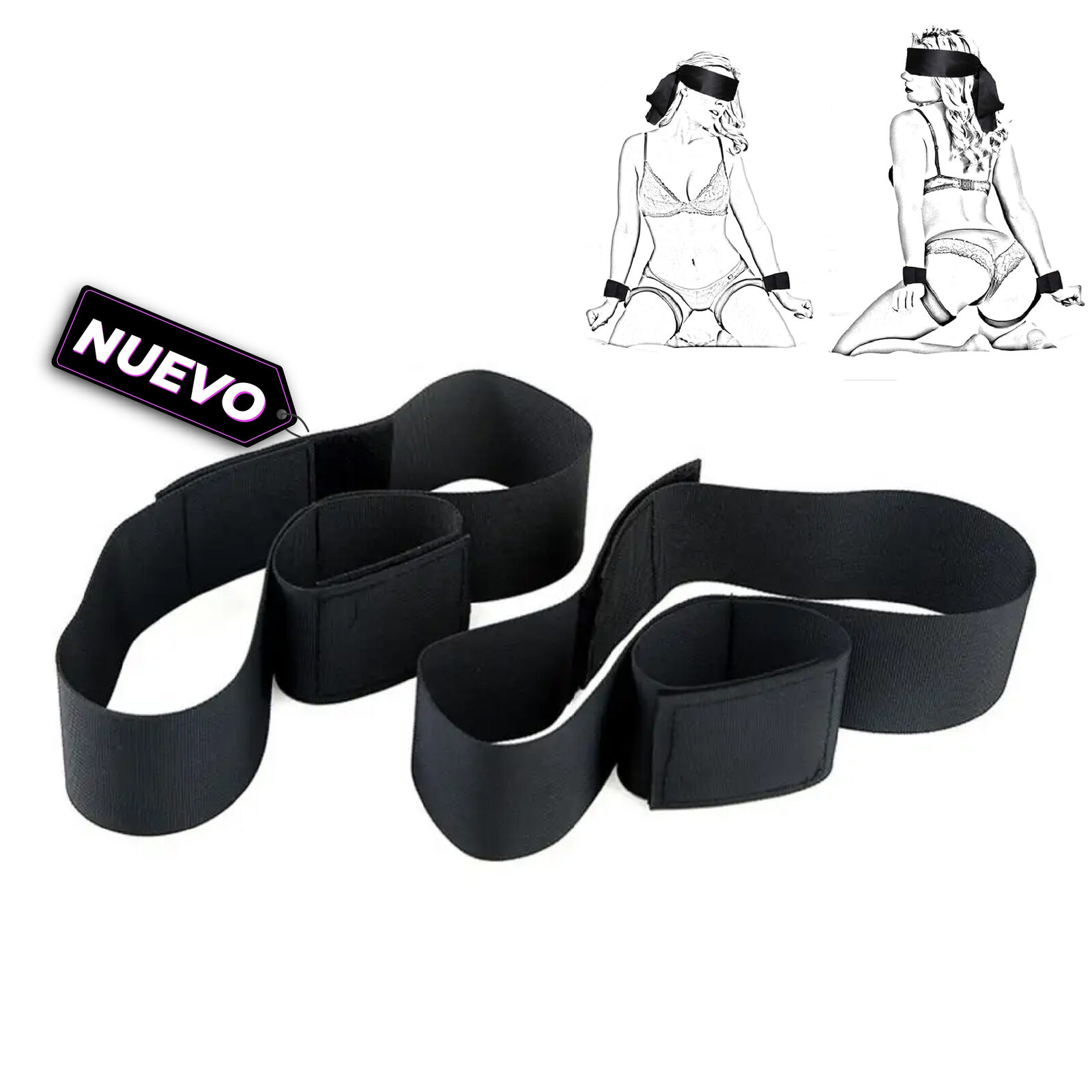 Inmovilizador Muslos y Muñecas