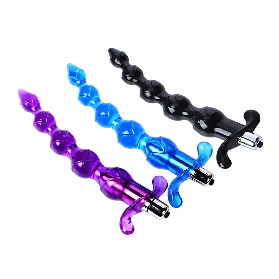 Plug de bolas anales con vibrador