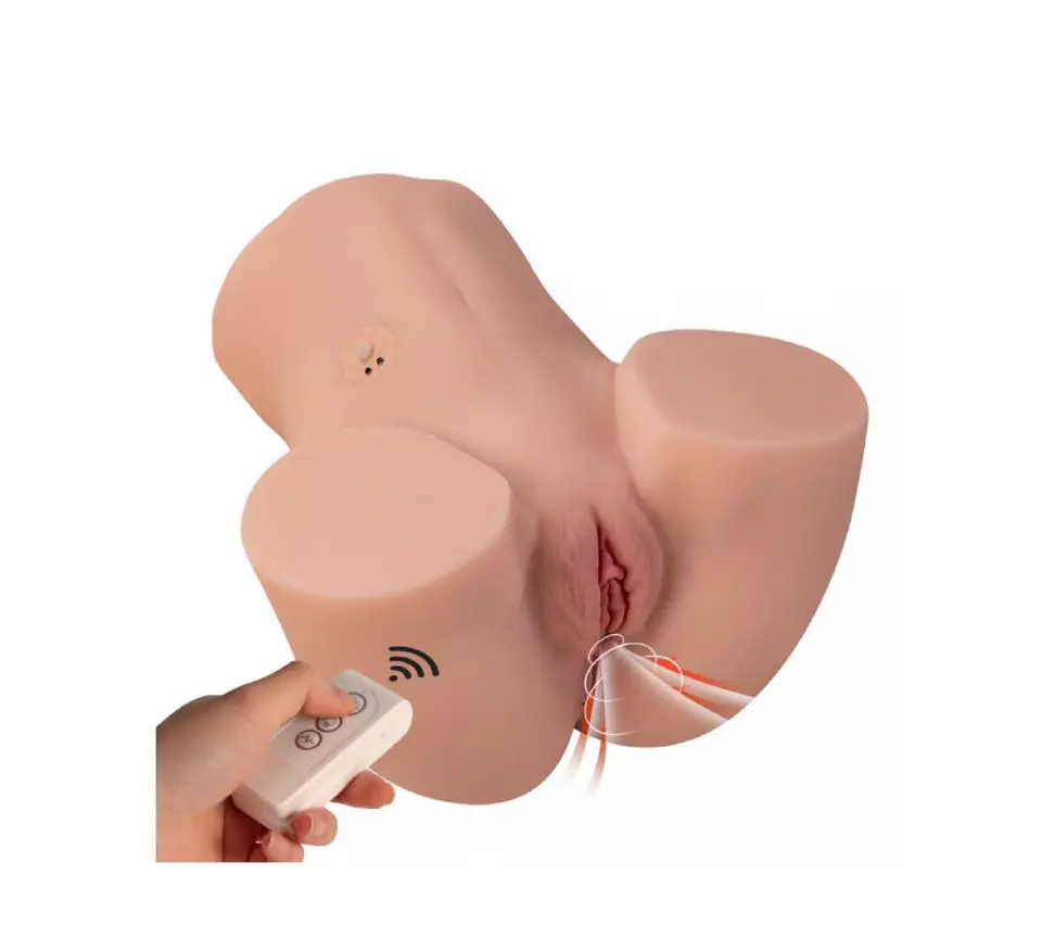 Masturbador Masculino Realista Vagina y Ano Succión + Vibración