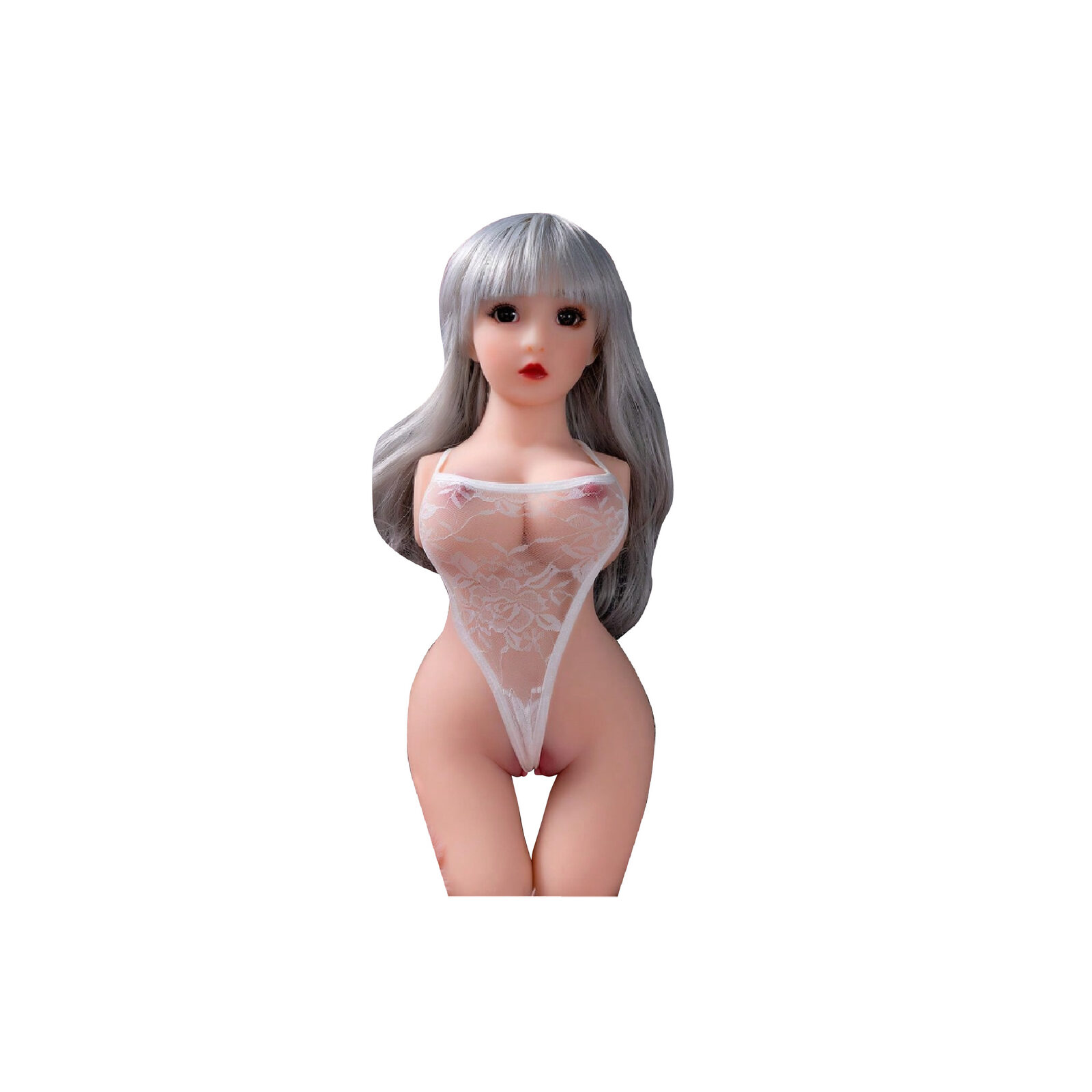 Muñeca Sexual Cabello Plateado