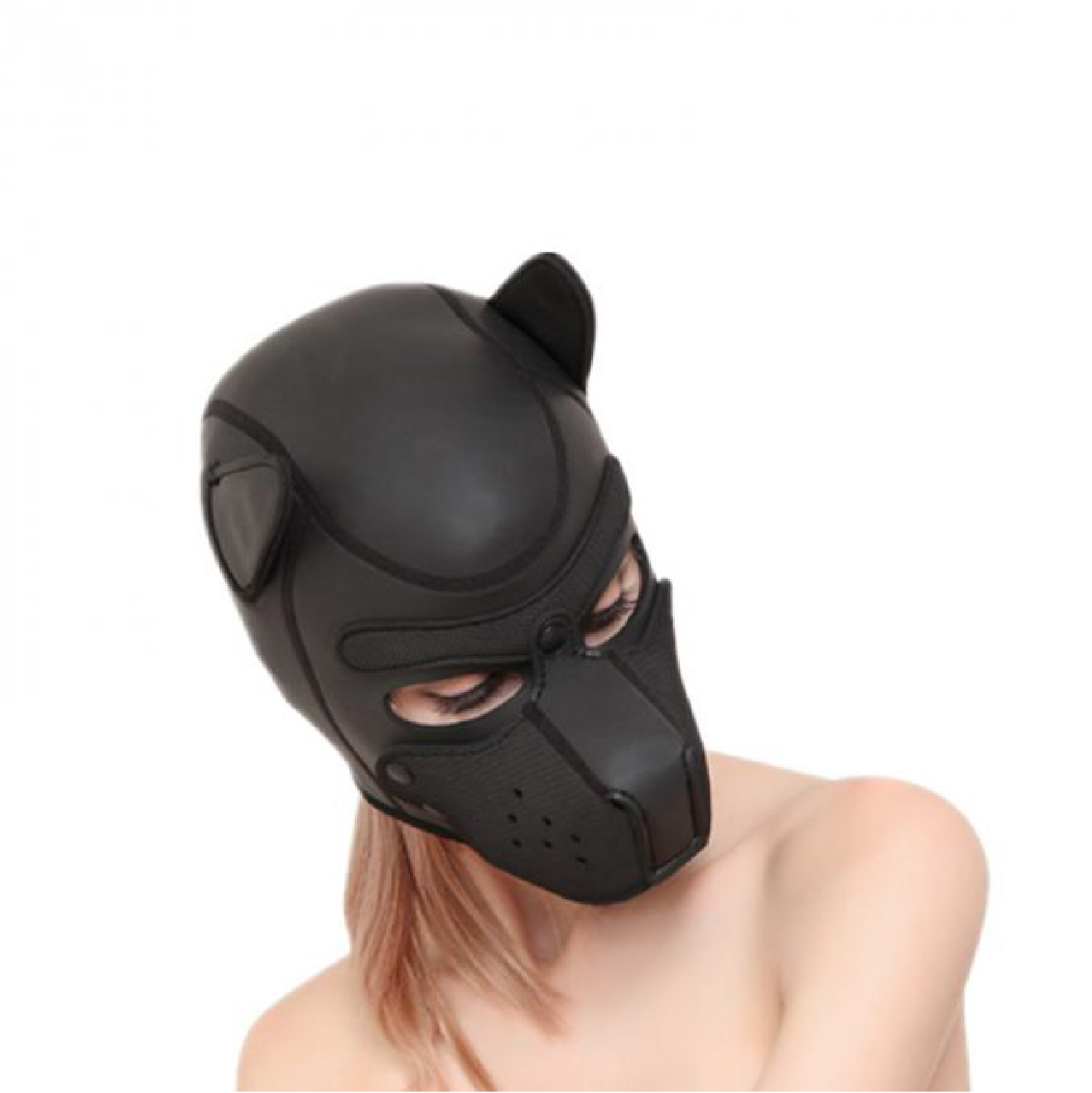 Mascara BDSM En Cuero  Perro/ Cachorro
