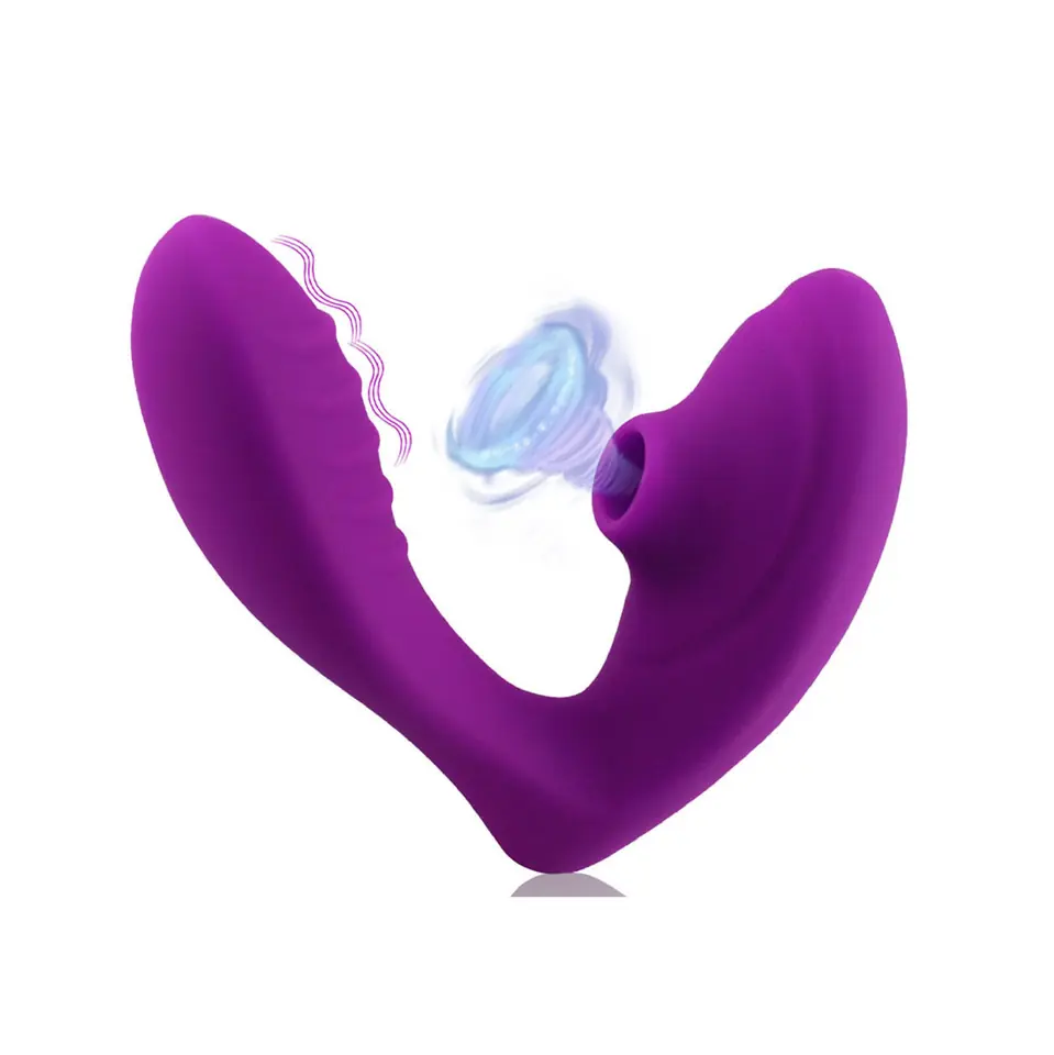 Succionador Vibrador Doble Penetración