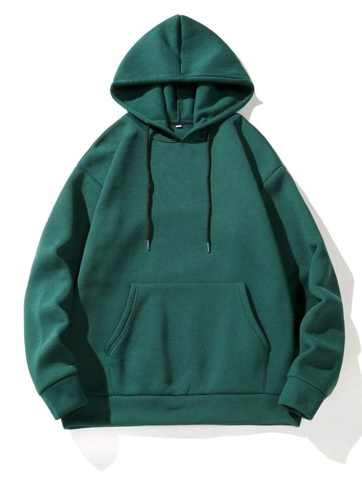 Canguro verde liso sin felpa