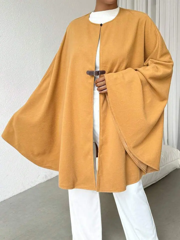 Poncho marrón claro