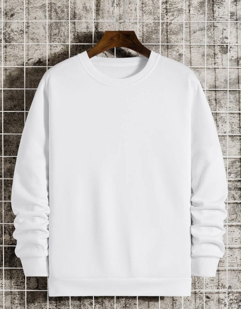 Buzo blanco liso