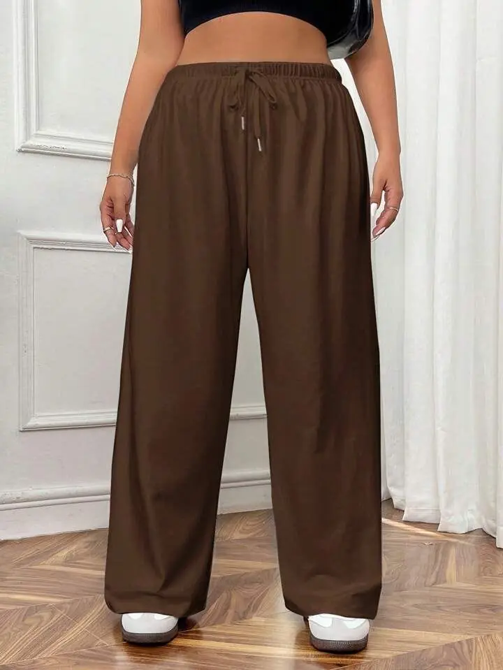Pantalón marrón sin felpa