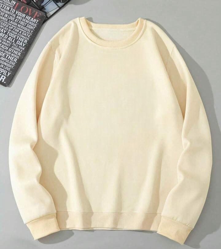 Buzo beige sin felpa