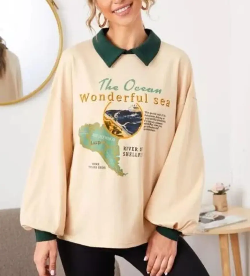 Remera The Ocean SHEIN