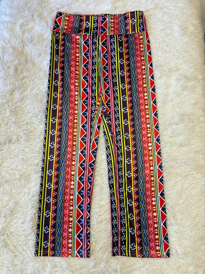 Calza de colores con patron