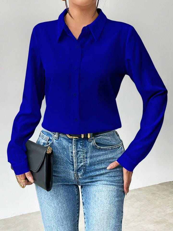 Camisa azul francia
