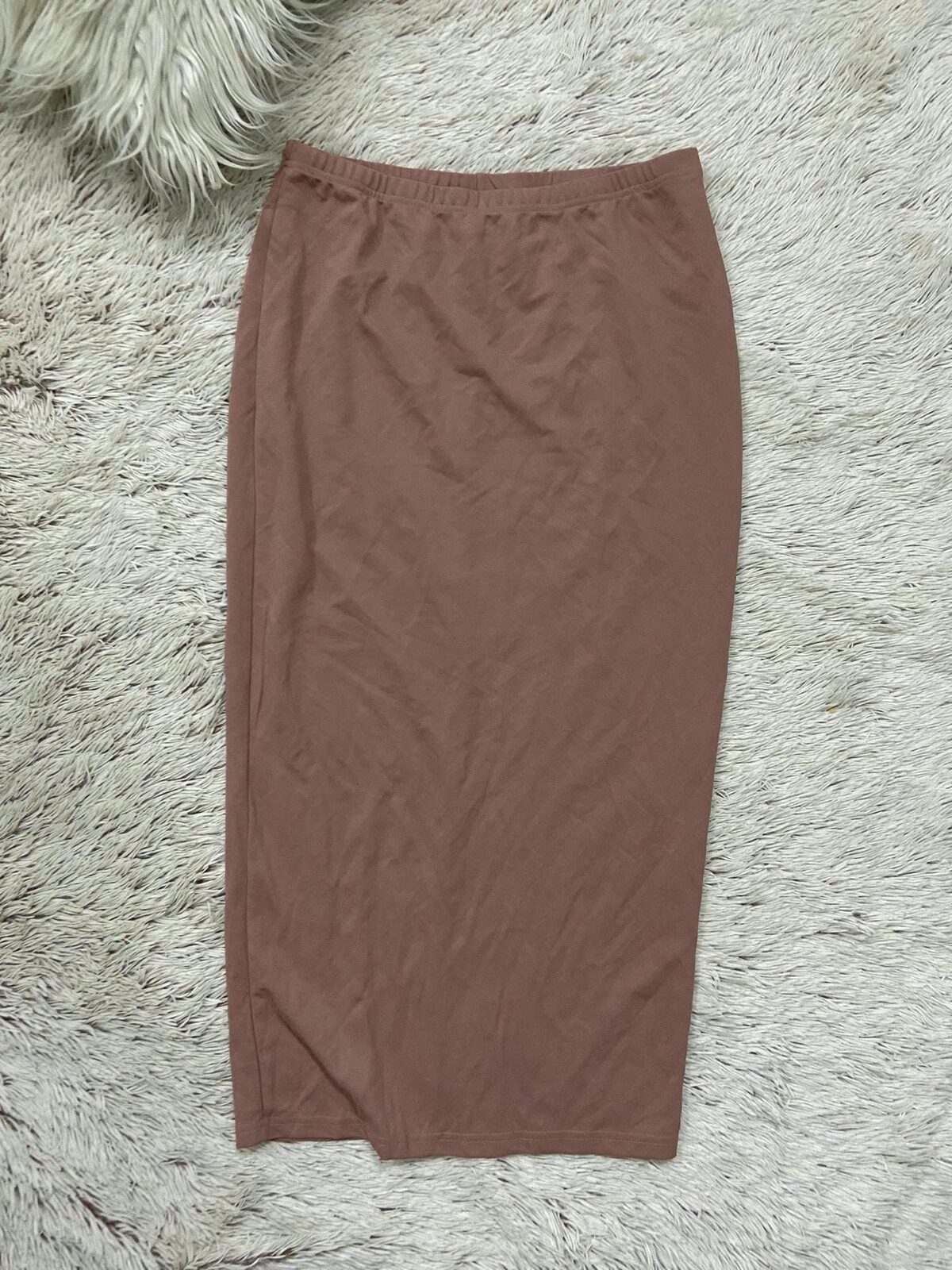 Pollera tubo rosa crudo SHEIN