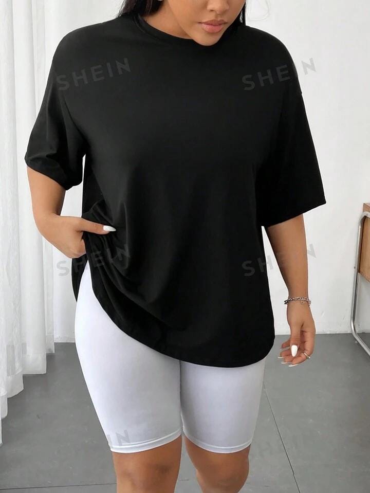 Remeron negro liso