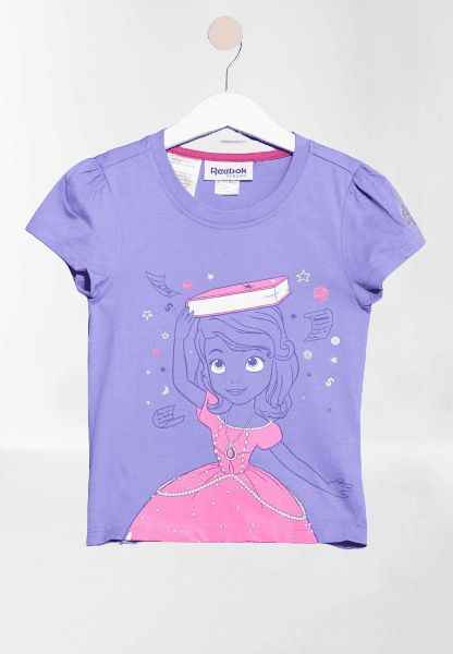 Remera Princesita Sofia Morada Reebok AB5421