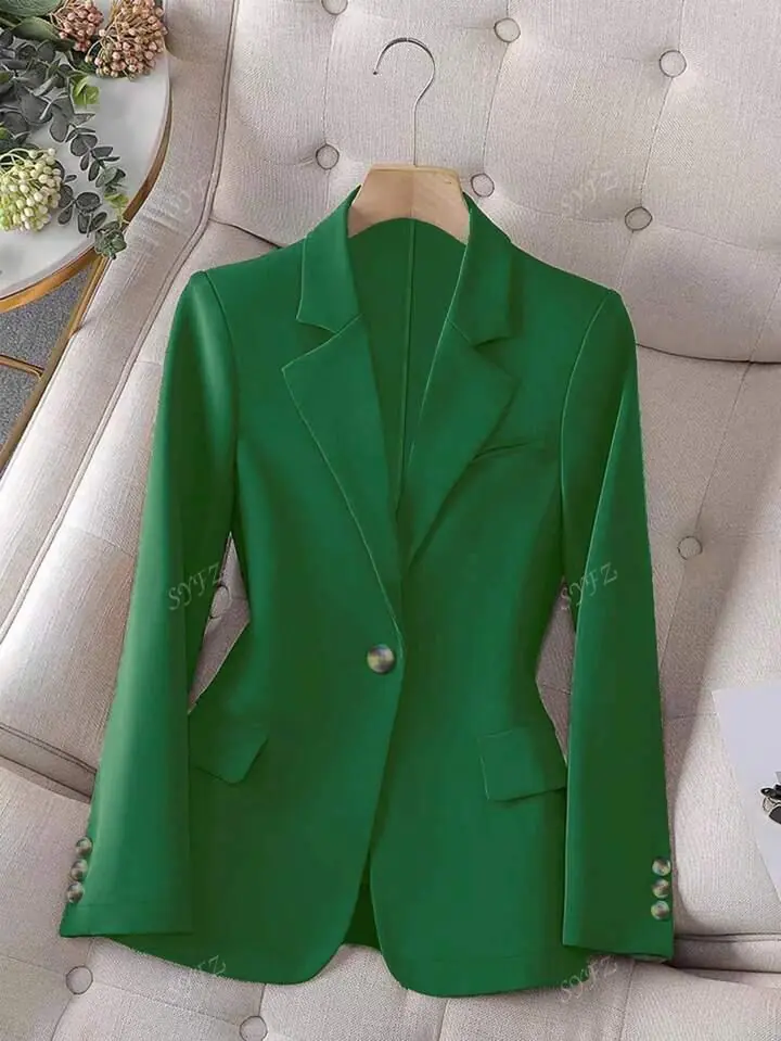 Blazer verde fino