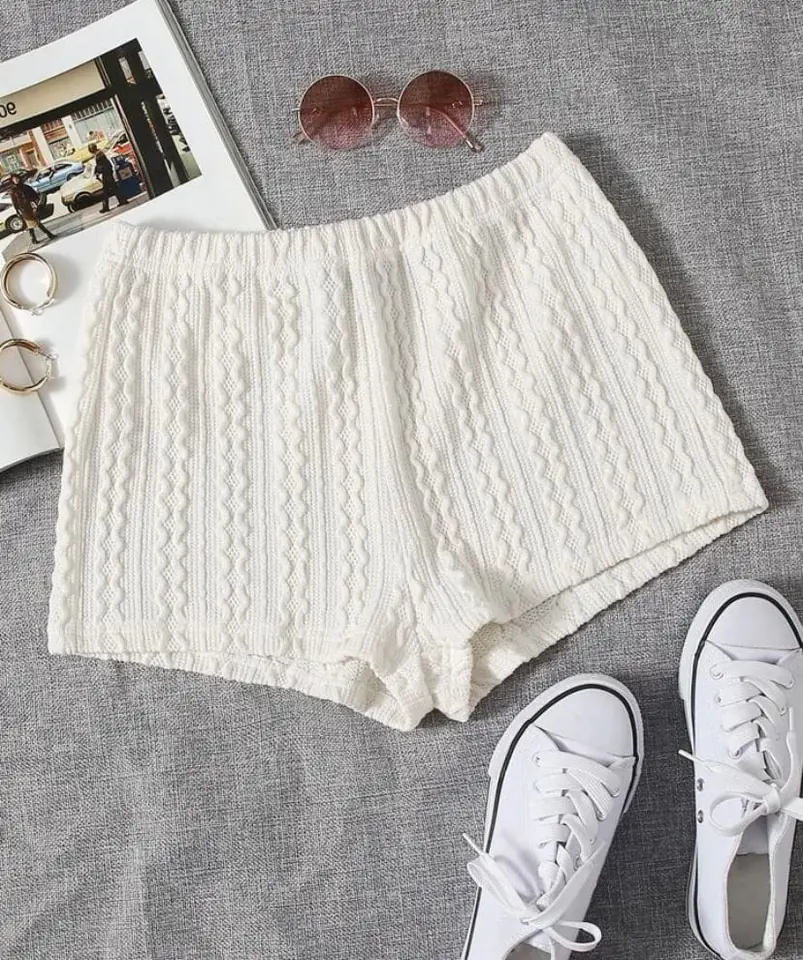 Short blanco canalè