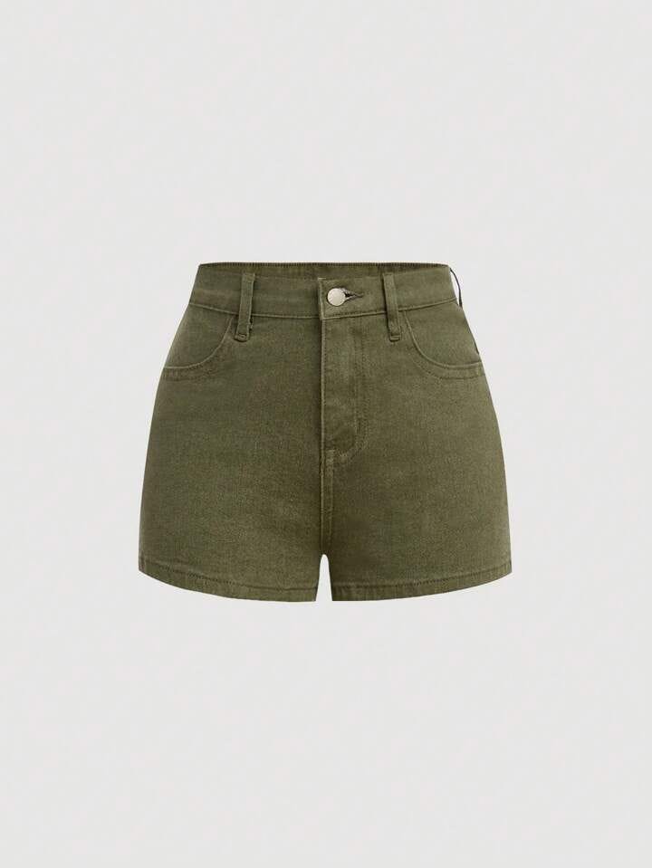 Short verde musgo