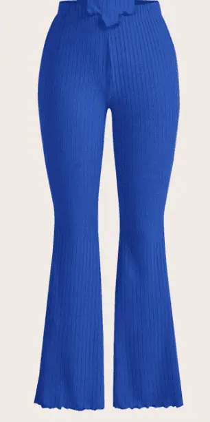 Calza azul oxford con roulette
