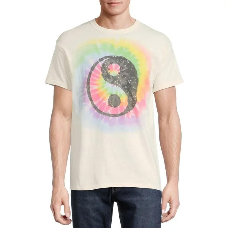 Remera ying yang tie dye