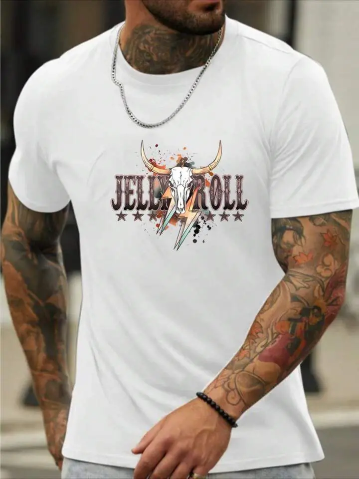 Remera blanca jellyroll