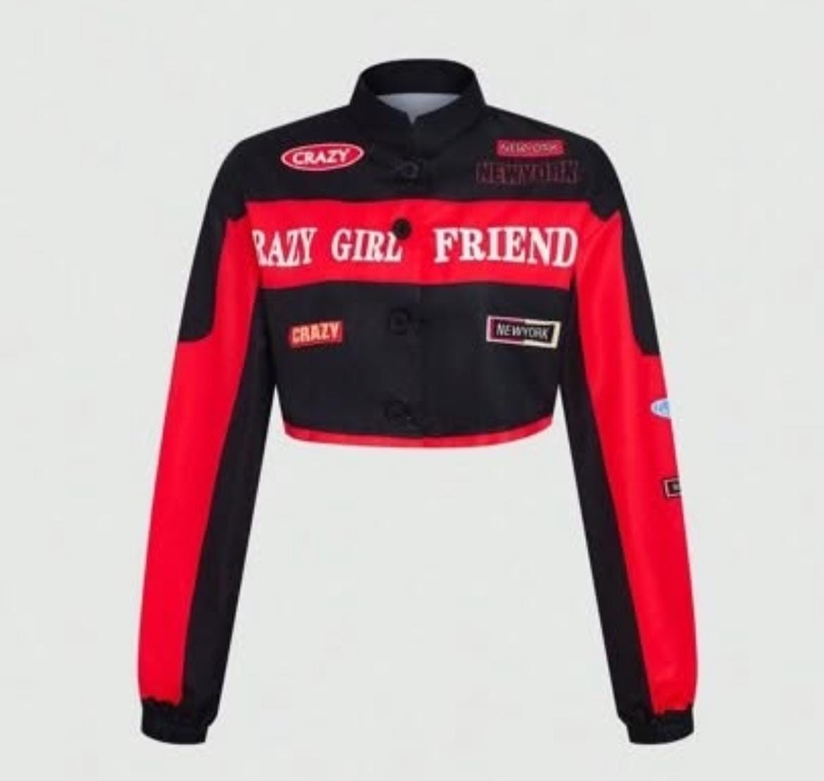 Camisa corta fina crazy girl driend