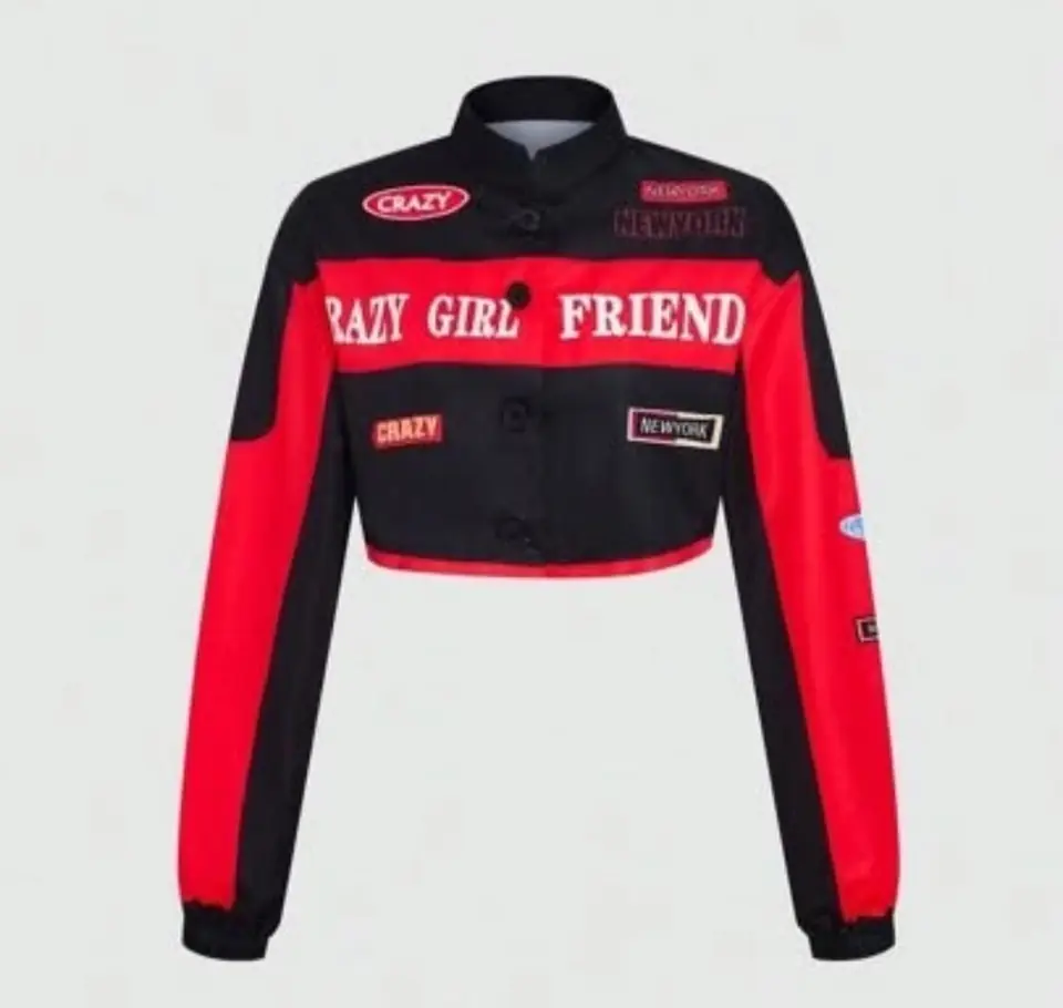 Camisa corta fina crazy girl driend