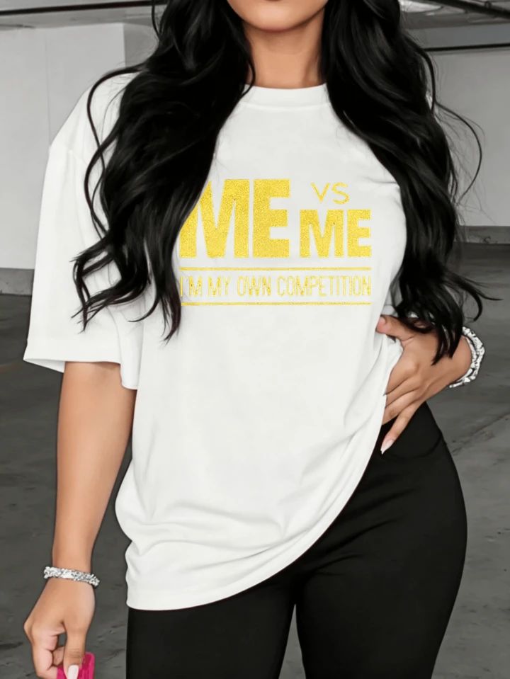 Remera blanca me vs me amarillo