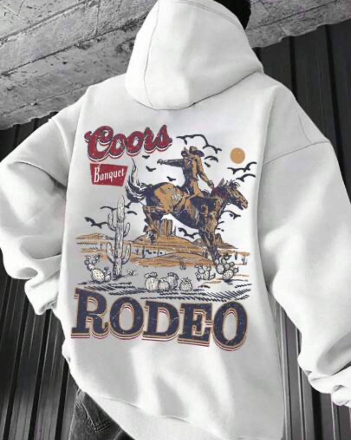 Canguro blanco diseño rodeo