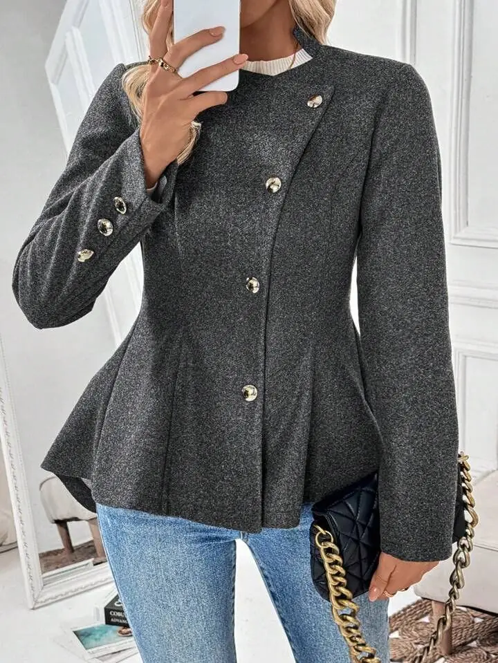Blazer gris varios botones