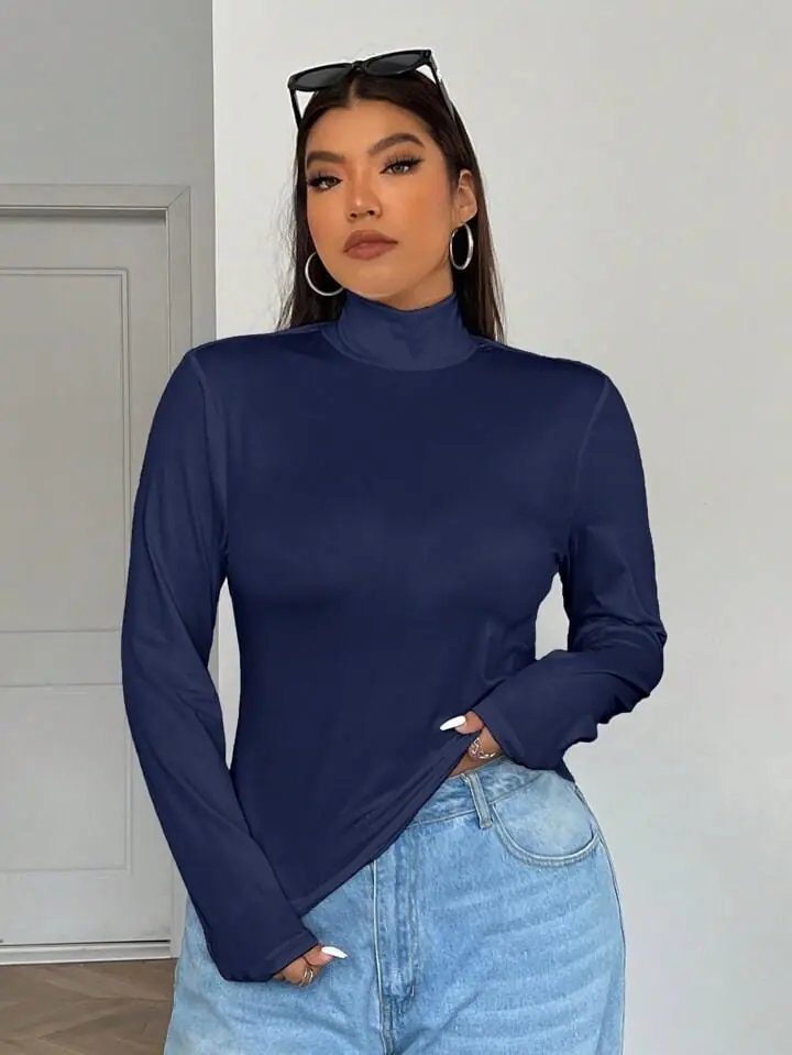 Remera polera azul
