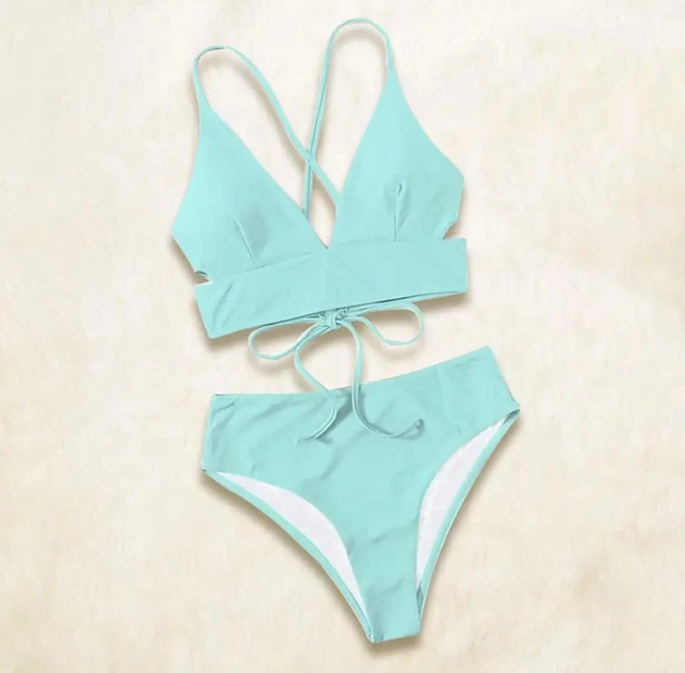 Bikini verde agua claro