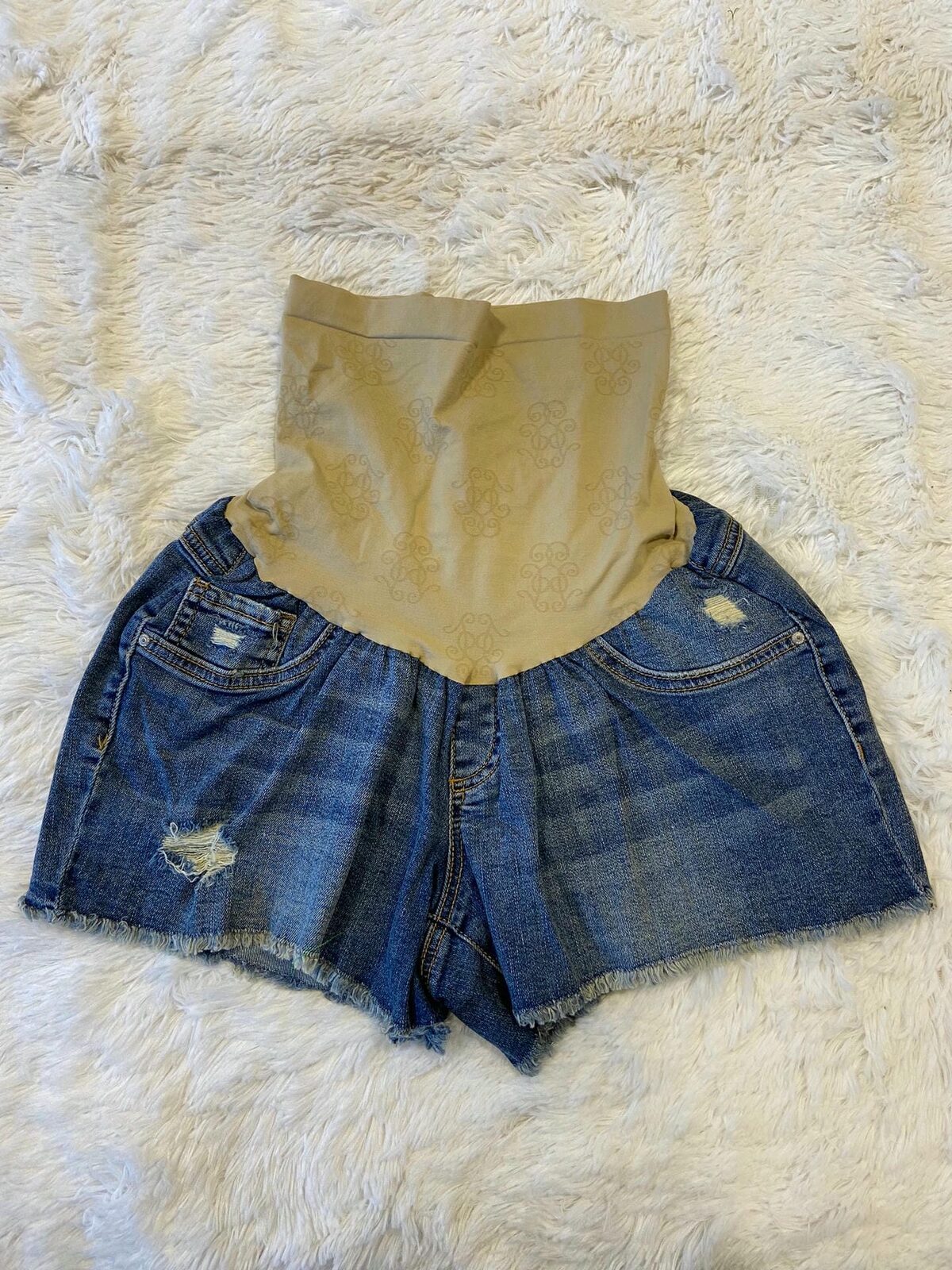Shorts de jean premamá