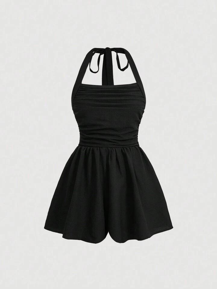 Mono negro con frunce
