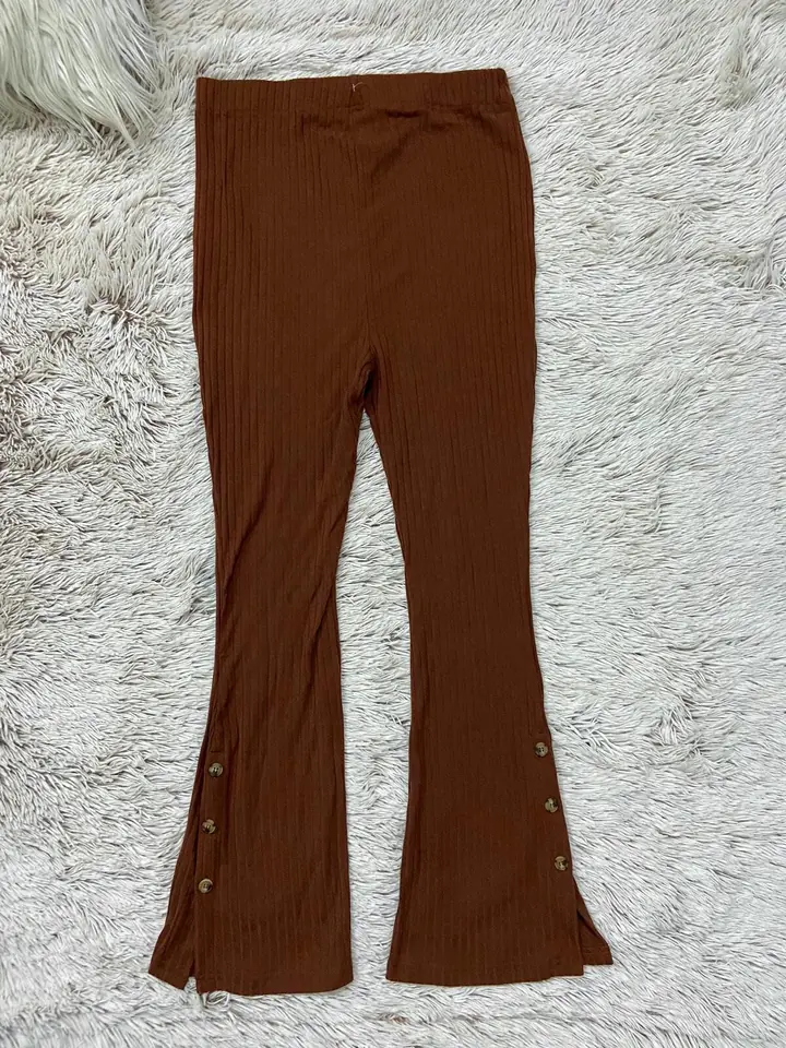 Calza para embarazada terracota SHEIN