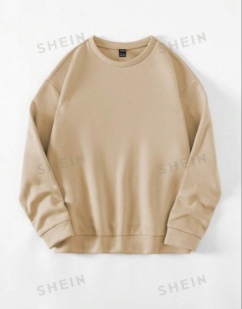 Buzo beige liso