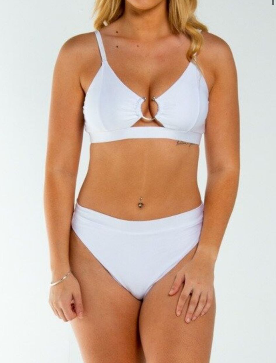 Bikini blanco aro
