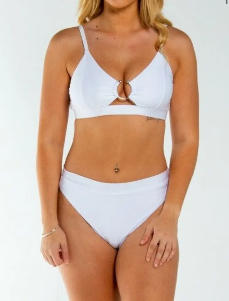 Bikini blanco aro