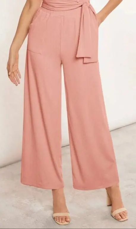 Palazo rosa pastel