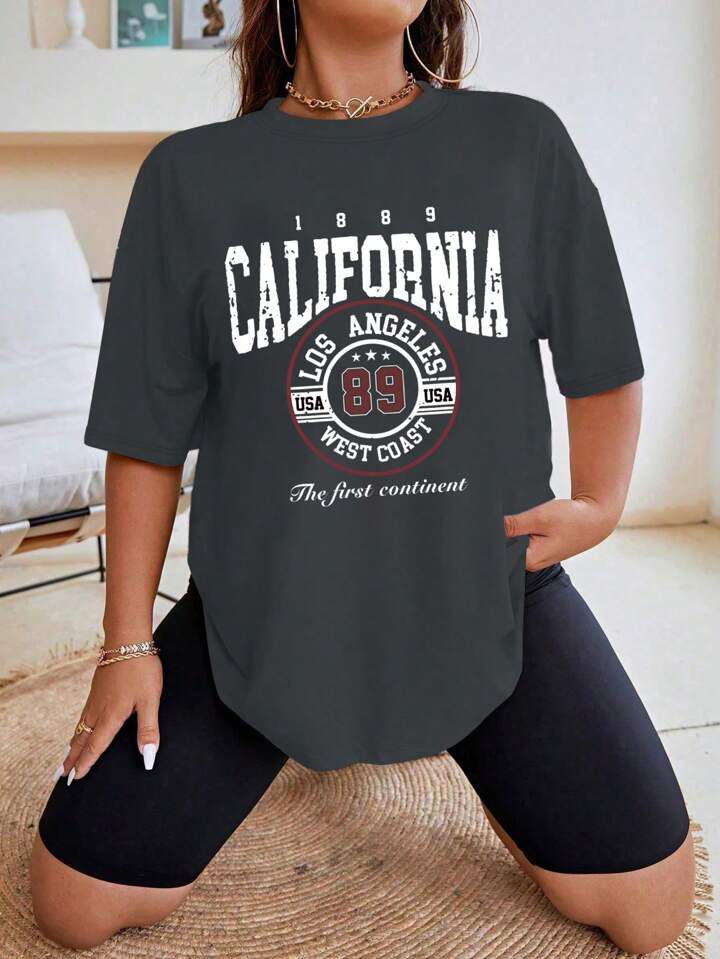 Remera gris california 89